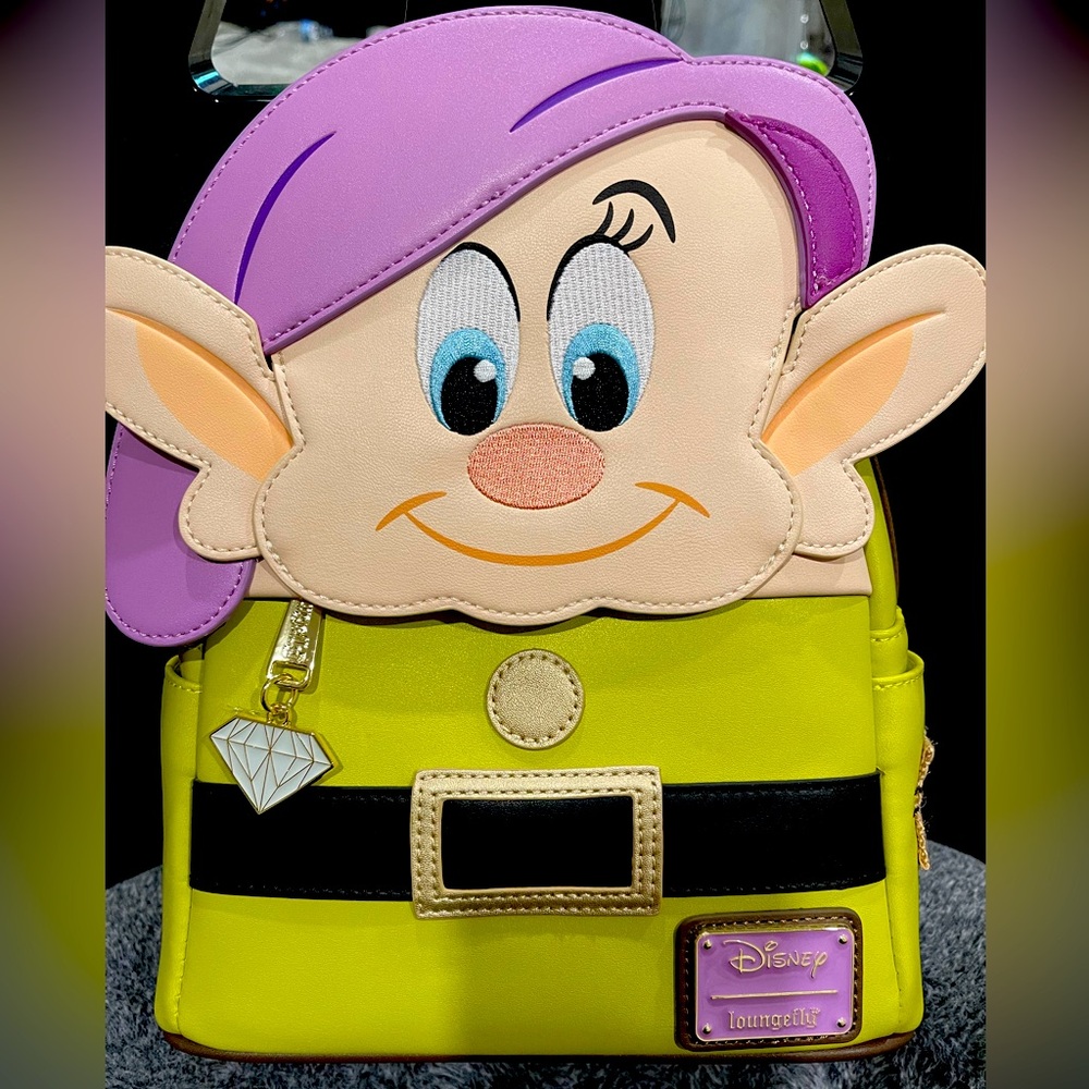 Loungefly Disney Snow White Dopey Cosplay Mini Backpack